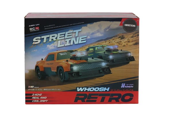 DC163A ELEKTRİKLİ 4X4 RETRO 2İN1 YEDEK DİRFT TERERLİ 50 KM HIZ YAPAN PROF ARAÇ ürün görseli 1