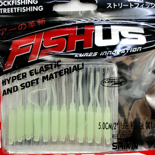Silikon Kurt Yem - LRF Yem - 5cm (FISS-0501) - 12'li Paket ürün görseli 1