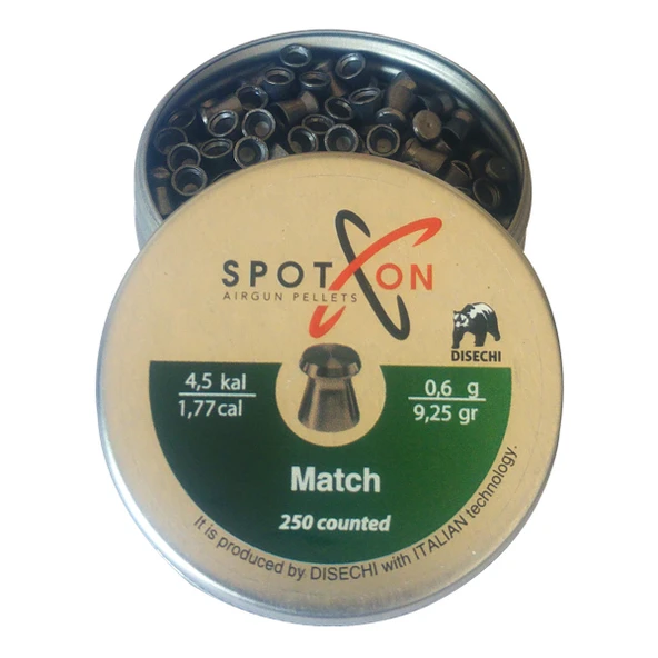Spoton Match Havalı Saçma 4.5 mm (250'li) ürün görseli 1