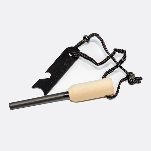 SW-095 Ahşap Saplı Magnezyum Çubuğu ürün görseli 1