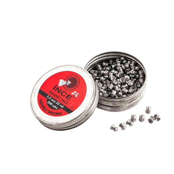 İnce Mehmet Premium 5.5 mm Havalı Saçması (200 lü) ürün görseli 1