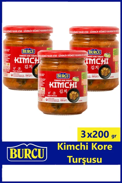 Burcu Kimchi Fermente Kore Turşusu 200 gr x 3 Adet ürün görseli 1