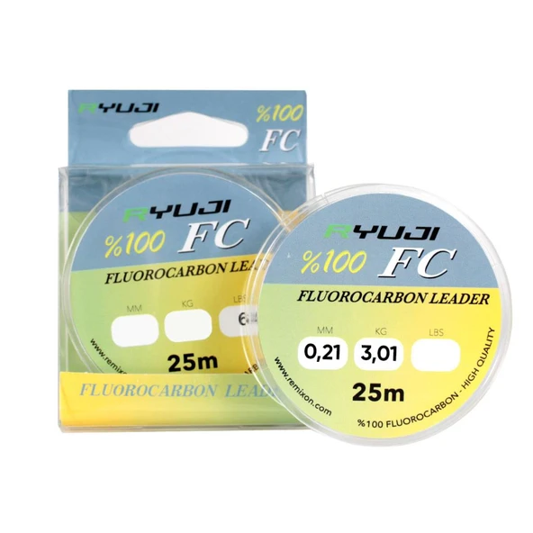 Fluorocarbon Lider Misina - Ryuji Leader - 25 mt - 0,21mm ürün görseli 1