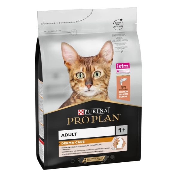 Pro Plan Elegant Somonlu Sağlıklı Deri ve Tüyler için Yetişkin Kedi Maması 3 Kg ürün görseli 1