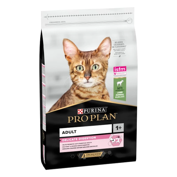 Pro Plan Delicate Kuzu Etli Hassas Sindirim ve Seçici Yetişkin Kedi Maması 10 Kg ürün görseli 1