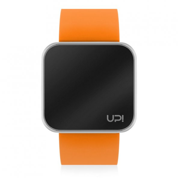 UPWATCH TOUCH SHINY SILVER&ORANGE - Resim 3
