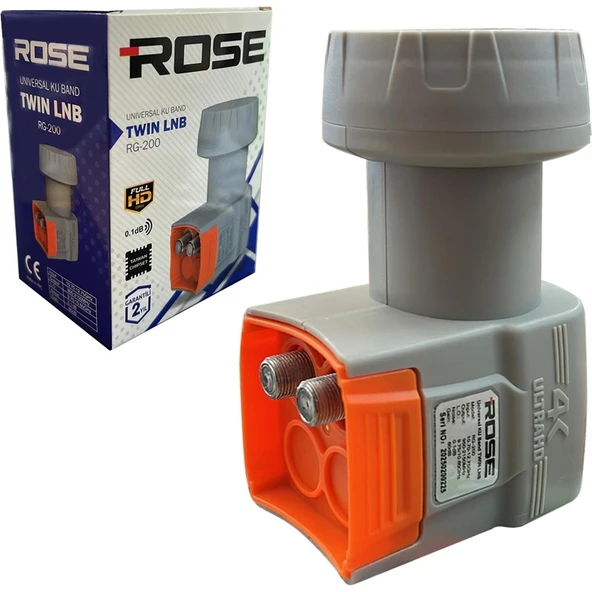 ROSE RG-200 2li Lnb (Twin) 0.1db Full Hd ürün görseli 1