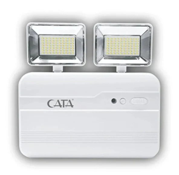 CATA 2x10 Watt Acil Aydınlatma Nil Şarjlı Armatür Işıldak 2 Kademe 6400k 220 Volt IP20 ürün görseli 1