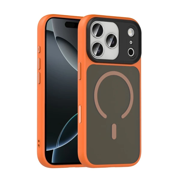 Joko Apple İphone 17 Pro Megane Magsafe Kapak - Turuncu ürün görseli 1