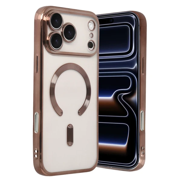 Apple İphone 17 Pro Max Kross Magneticsafe Kapak - Çöl Titanyum ürün görseli 1