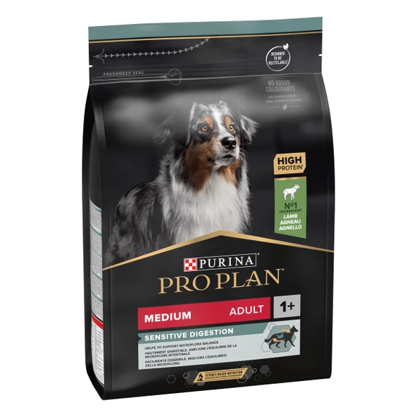 Pro Plan Medium Adult Kuzu Etli Yetişkin Köpek Maması 3 Kg ürün görseli 1