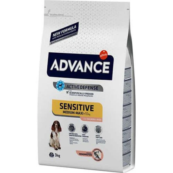 Advance Sensitive Hassas Deri Somonlu Yavru Köpek Maması 3 Kg ürün görseli 1