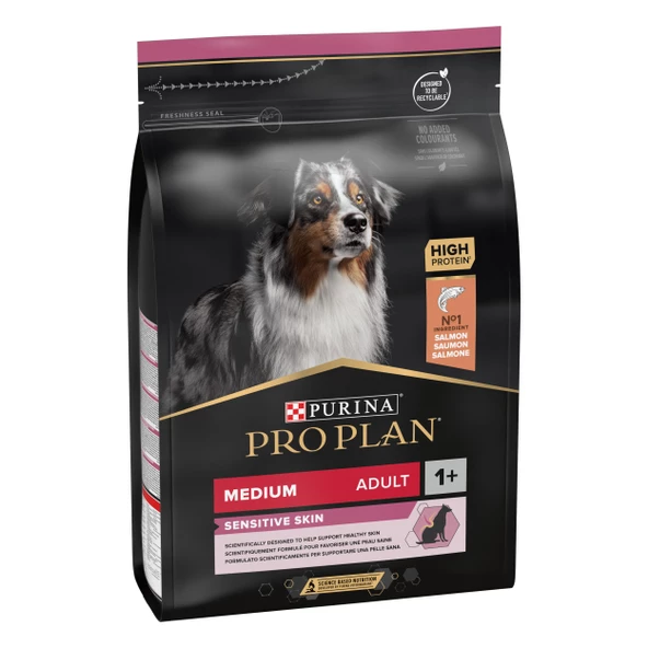Pro Plan Medium Adult Somonlu Yetişkin Köpek Maması 3 Kg ürün görseli 1