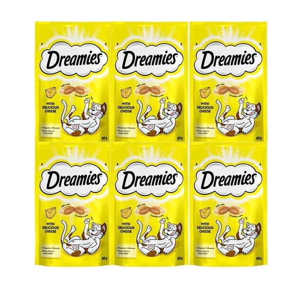 DREAMIES CHEESE 60g x 6 Adet ürün görseli 1