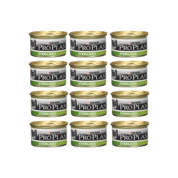 Pro Plan Sterilised Ton Balık&Somonlu Kedi Konserve 85gr x 12 Adet ürün görseli 1