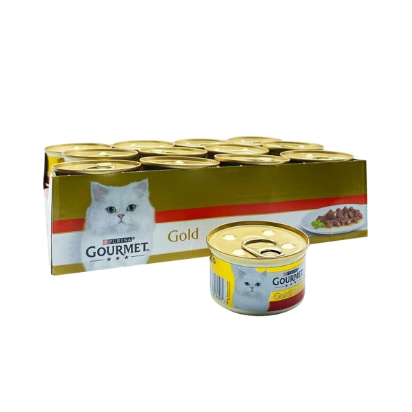 Gourmet Gold Parça Etli Soslu Sığır Etli 85gx12 Adet ürün görseli 1