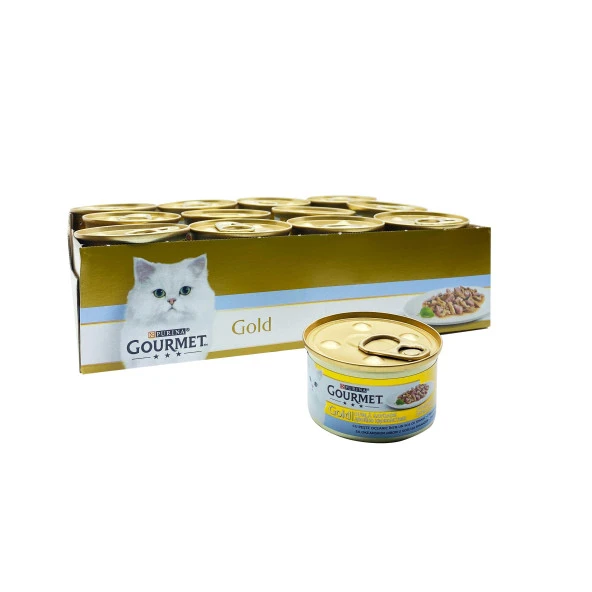 Gourmet Gold Ispanak Soslu Okyanus Balıklı 85g x12 Adet ürün görseli 1