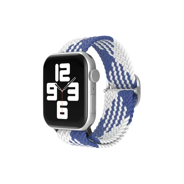 Newface Watch 20mm Star Kordon - Mavi-Beyaz - Resim 3