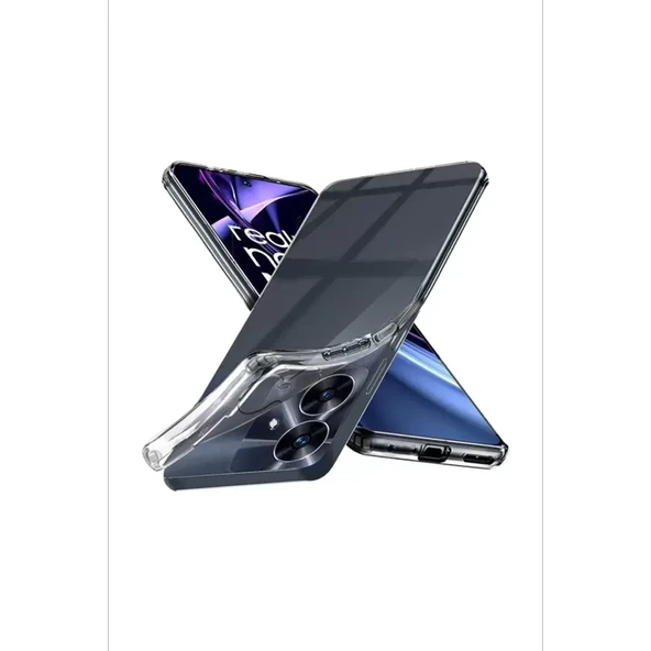 Newface Realme Note 60 Kılıf Lüx Şeffaf Silikon - Resim 2