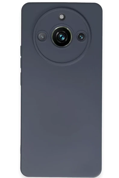 Newface Realme 11 Pro Kılıf Nano içi Kadife Silikon - Gri ürün görseli 1
