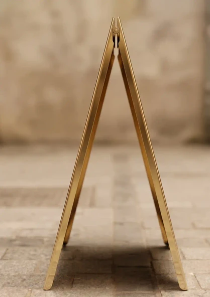 Gold Ayna Kaldırım Panosu A Pano 50x70 cm ürün görseli 1