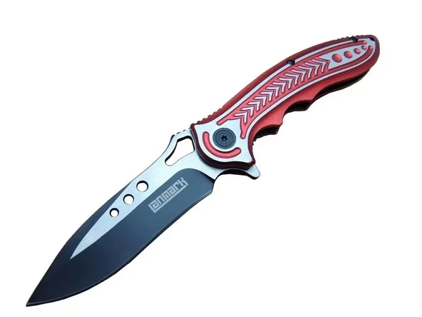 Rd T60a Kamp Çakı 20 Cm - Kırmızı Sap, Otomatik, Kemerlikli ürün görseli 1