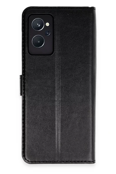 Newface Realme 9i 4G Trend S Plus Kapaklı Kılıf - Siyah ürün görseli 1