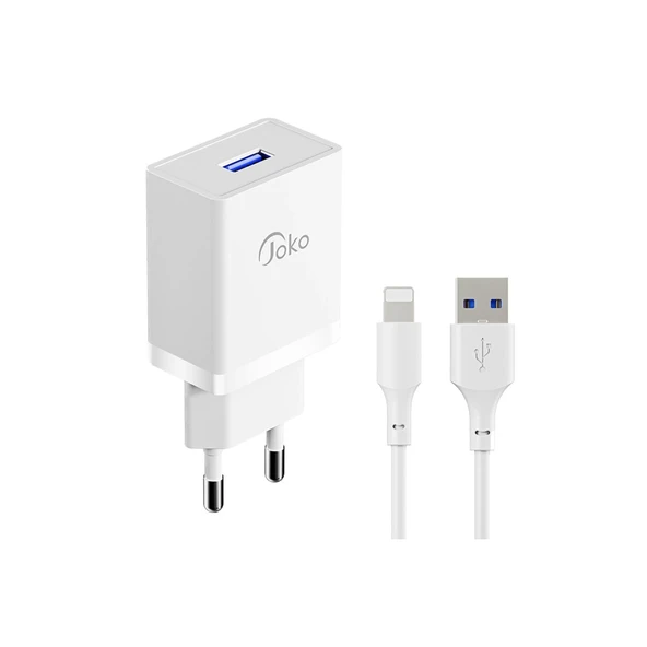 Joko Jk77 12w + Px17 1m 2.4a Usb To Lightning Kablolu Pd Şarj Cihazı ürün görseli 1
