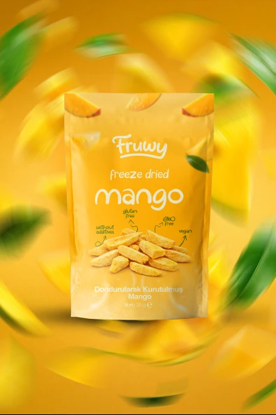 Freeze Dried Mango - Resim 3