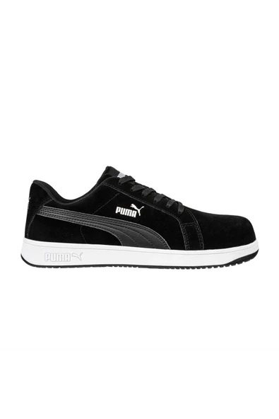 PUMA Safety Iconic Black Low S1PL ESD Siyah İş Ayakkabısı Fiberglas Burunlu Metal İçermez  40 ürün görseli 1