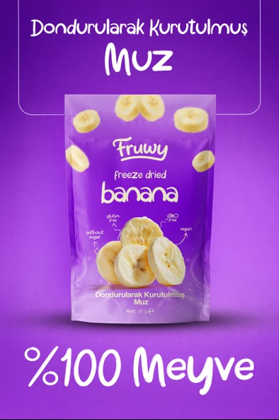 Freeze Dried Muz - Resim 2