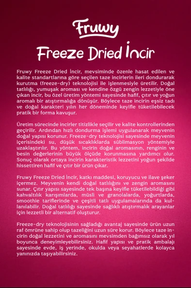 Freeze Dried İncir - Resim 4
