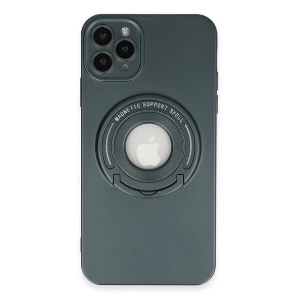Apple İphone 12 Pro Kılıf Lukka Magneticsafe Kapak - Koyu Yeşil ürün görseli 1
