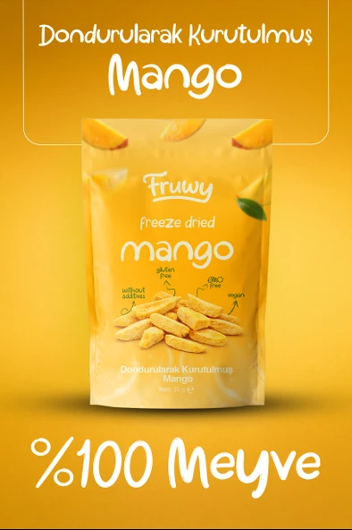 Freeze Dried Mango - Resim 2