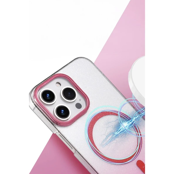 Apple İphone 16 Pro Max Glossy Magsafe Kapak - Mor - Resim 2