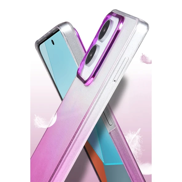 Xiaomi Redmi Note 13 Pro 4g Glossy Kapak - Mor - Resim 3