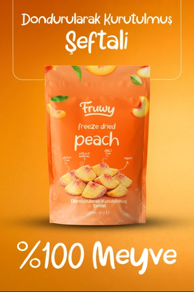 Freeze Dried Şeftali - Resim 2