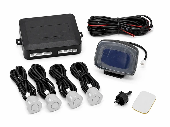 Frt Ottoman 4 Sensörlü Park Sensörü – Dijital LED Ekranlı Sesli Uyarı 22mm Gri ürün görseli 1