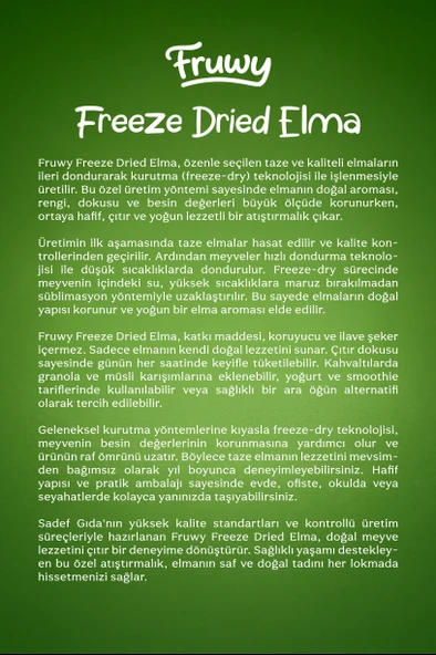 Freeze Dried Elma - Resim 4