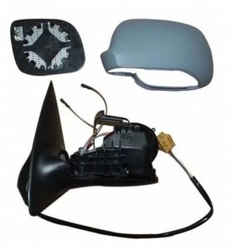 Skoda Fabia 2006-2007 Elektrikli Ayna Astarlı Kör Noktalı Büyük Tip Kare Soket Sol (Oem No:6Y1857501Bq) ürün görseli 1