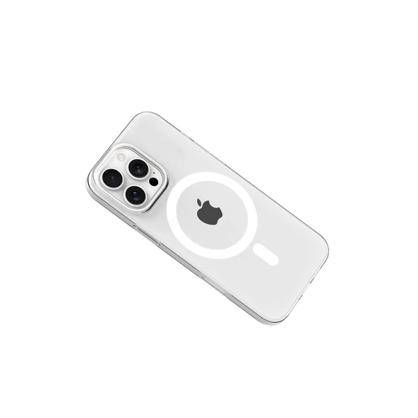 Joko Apple İphone 16 Pro Max Pc Blank Magsafe Kapak - Şeffaf - Resim 3