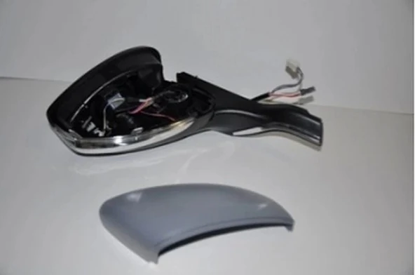 208 Elektrikli Katlanır Ayna 2012 Sonrası Astarlı Sinyalli Sensörlü Sağ Oem No:1607511880 ürün görseli 1