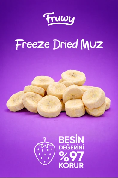 Freeze Dried Muz - Resim 5