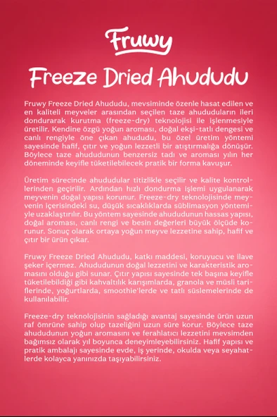 Freeze Dried Ahududu - Resim 4