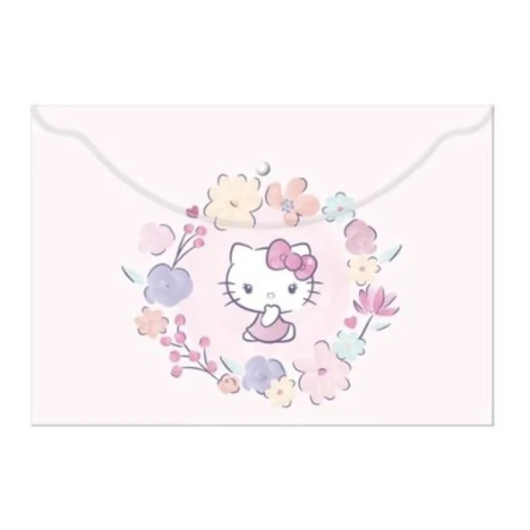 Keskin Color Hello Kitty And Friends Çıtçıtlı Dosya Plastik A4 120770-13 (12 Li Paket) ürün görseli 1