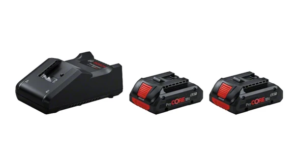 Bosch GAL 18V-40+2xProCORE 4,0Ah Akü Seti - Resim 2