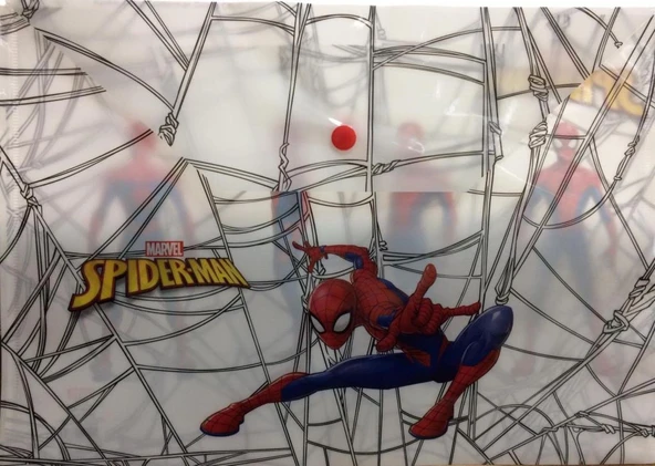 Keskin Color A4 Çıtçıtlı Dosya Plastik Spiderman 120770-06 (10 Lu Paket) ürün görseli 1