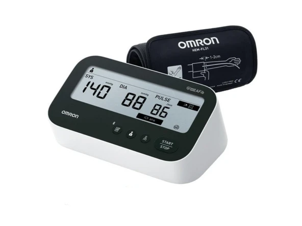 Omron M4 Connect AFib HEM-7196T1FLE Dijital Koldan Ölçer Hafızalı Tansiyon Aleti ürün görseli 1