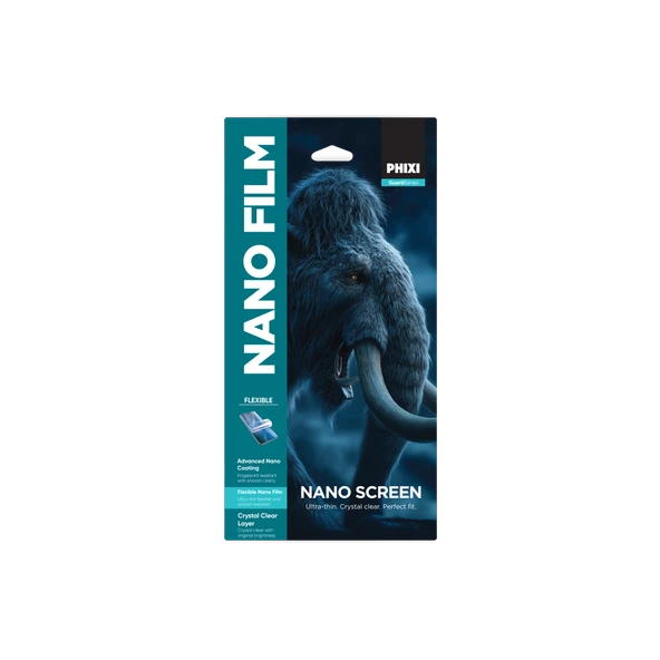PHIXI Guard Serisi İPhone 16 Pro Max Nano Cam Ekran Koruyucu – Esnek, Kırılmaz, HD Şeffaf Film ürün görseli 1
