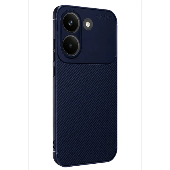 Xiaomi Poco X8 Pro Auto Focus Karbon Kapak - Lacivert ürün görseli 1